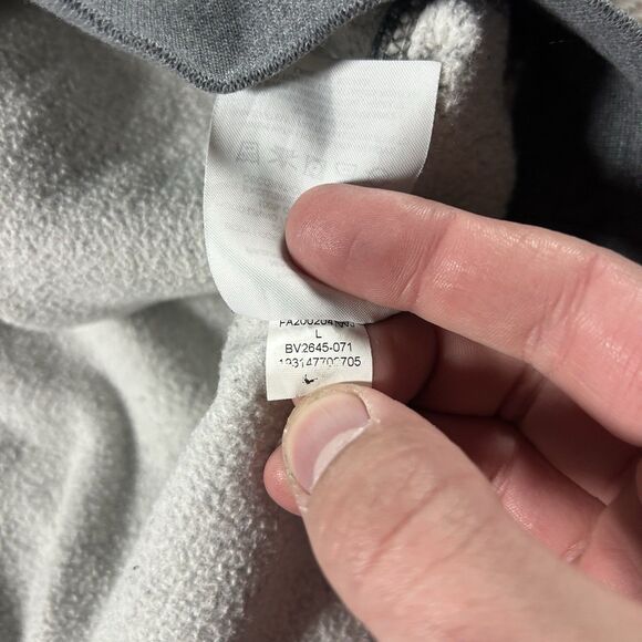 Nike Sportswear Club Fleece Hoodie Mens Large Full Zip Sweatshirt Gray BV2645071 - Picture 10 of 11